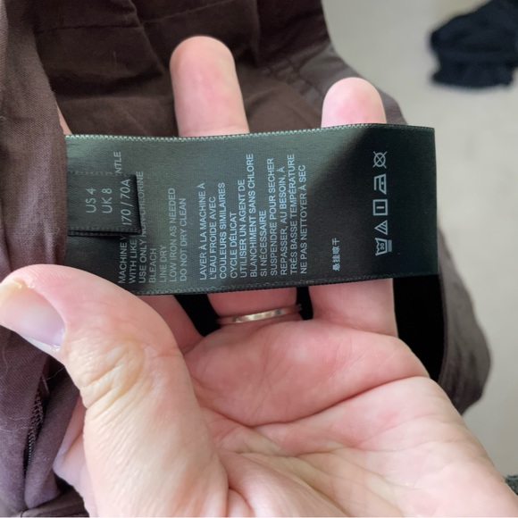 Free People Fake Out Faux Leather Wrap Skirt in Oxblood SZ 4 - Picture 7 of 9